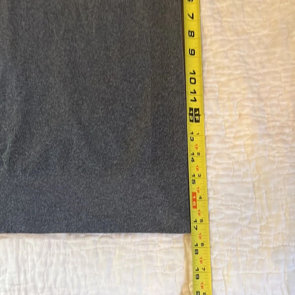 ZYIA seamless performance scoop heather gray grey long sleeve large - Picture 6 of 8